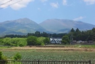 雄大な浅間山