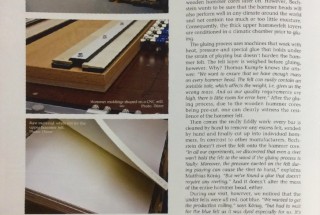 ベヒシュタインが自社工場にてハンマーヘッドの製作を開始　-3　輸入ピアノ　BECHSTEIN